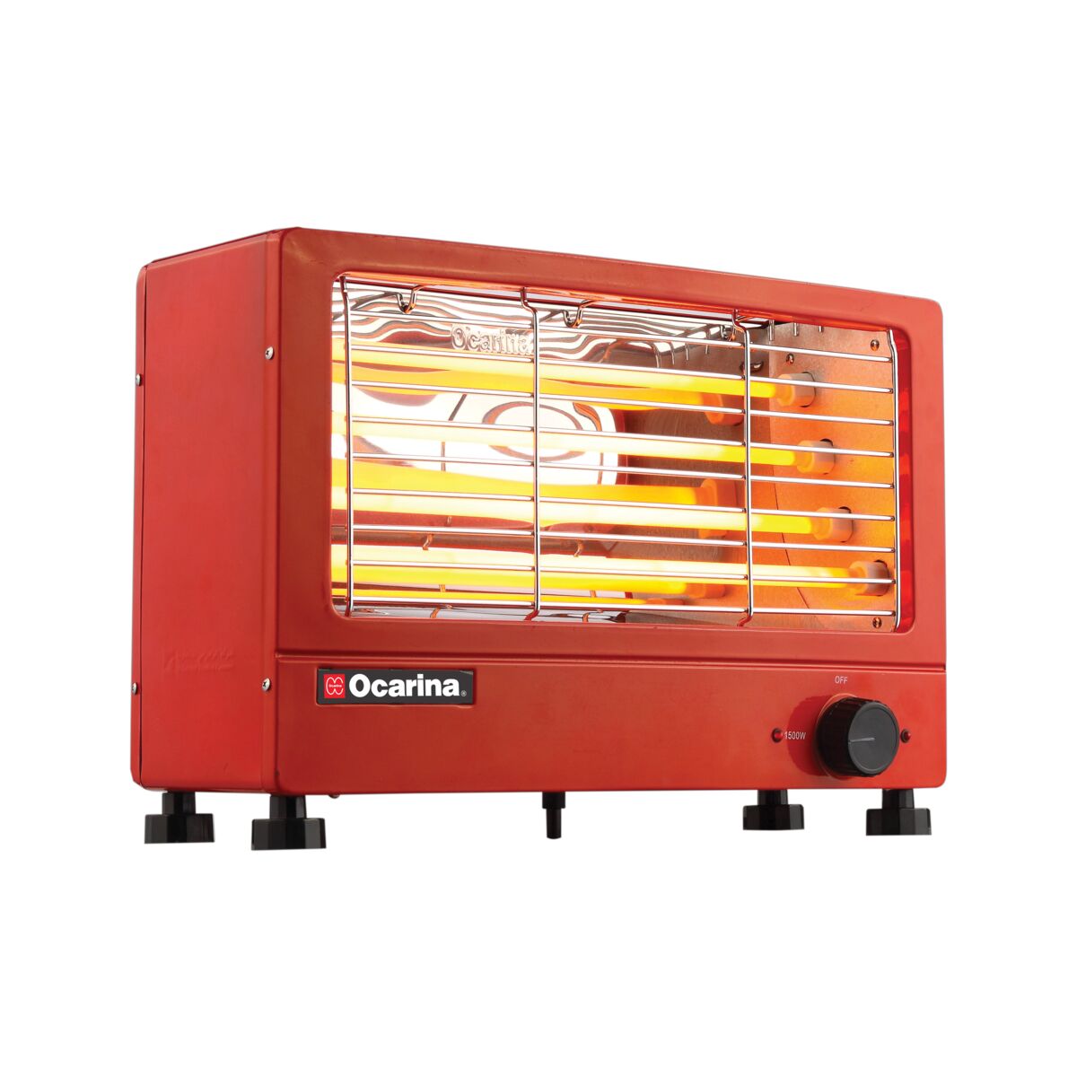 مدفاة كهربائية 2000 واط بلون احمر من اوكارينا OCARINA العلامات